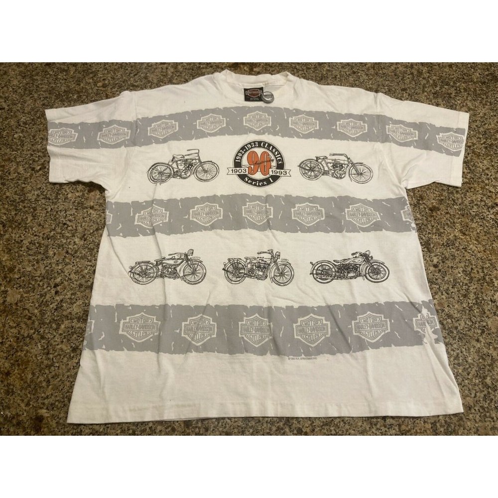 1992 Vintage Harley-Davidson Anniversary Single Stitch T-Shirt XL AOP Arizona